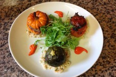 Trio de légumes farcis, Restaurant au Four Saint Louis, Carcassonne